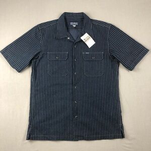 Iron Heart Men’s Indigo Hickory Snap Front Shirt